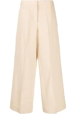 Fabiana Filippi Pantalones anchos de talle alto