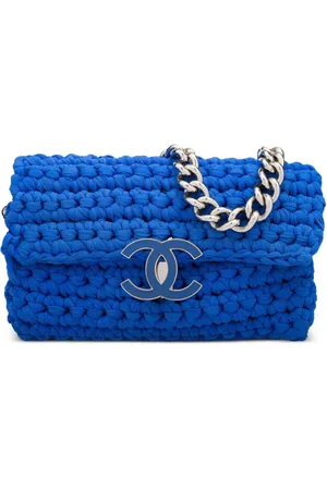 CHANEL Bolso de hombro Classic Flap Crochet 2014