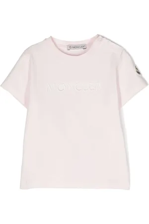 Moncler Camiseta con logo bordado