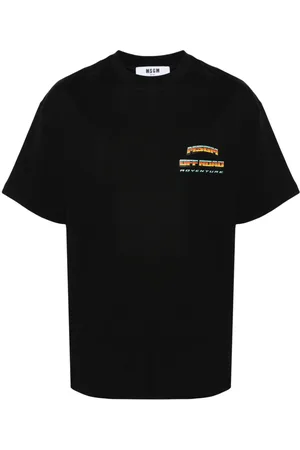 Msgm Camiseta con logo estampado