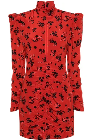 Alessandra Rich Vestido corto con estampado floral