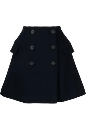 Maison Kitsuné Minifalda cruzada acampanada
