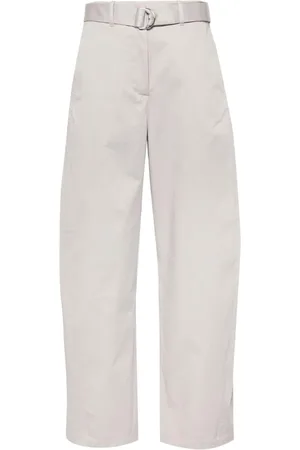 Msgm Pantalones anchos de sarga