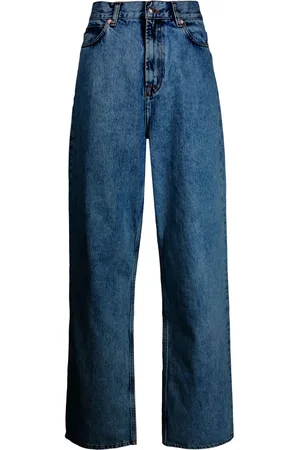 WARDROBE.NYC Vaqueros rectos de talle bajo
