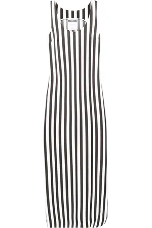 Moschino Vestido largo a rayas