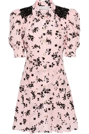 Alessandra Rich Vestido con motivo floral