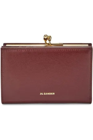 Jil Sander Cartera Goji con sello del logo