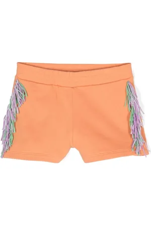 Stella McCartney Pantalones cortos con flecos