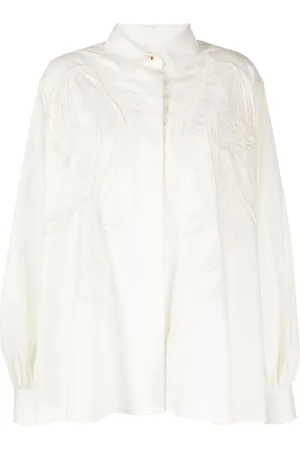 Elie saab Camisa con encaje bordado