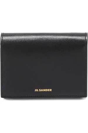 Jil Sander Tarjetero con sello del logo