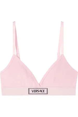 VERSACE Sujetador con parche del logo
