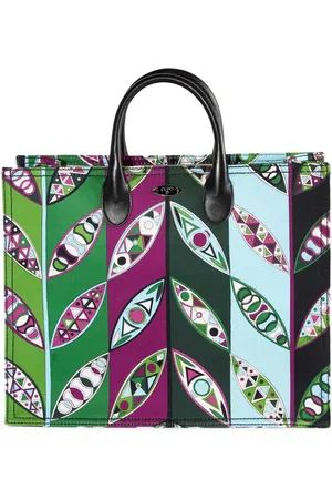 Puccini Bolso shopper con estampado geométrico