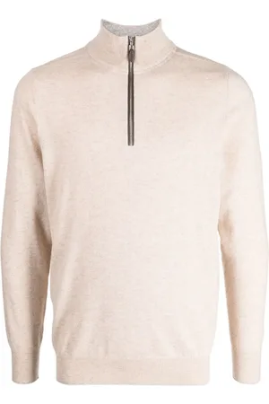 N.PEAL Jersey The Carnaby con media cremallera