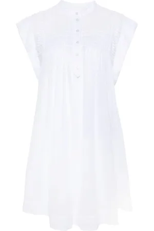Marant Etoile Vestido midi Leazali con ribetes