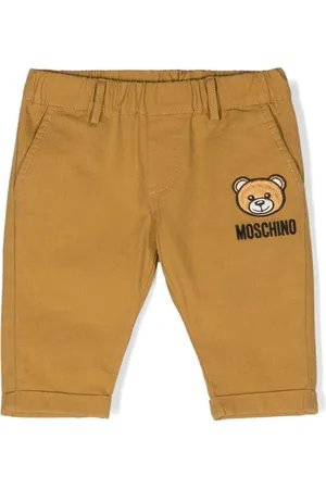 Moschino Pantalones chinos con parche Teddy Bear