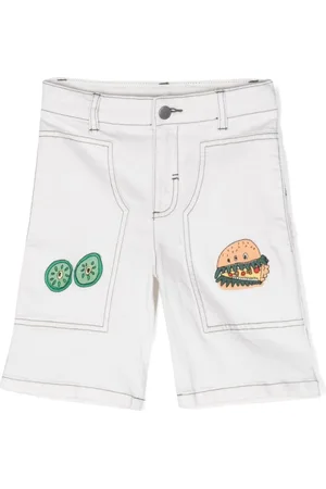 Stella McCartney Pantalones vaqueros cortos Burger Monster