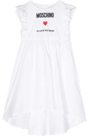 Moschino Vestido con logo bordado