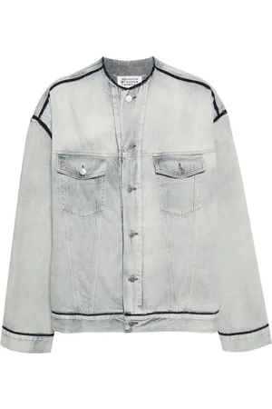 Maison Margiela Chaqueta vaquera con logo