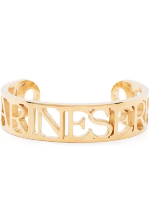 Marine Serre Pulsera con aberturas y logo