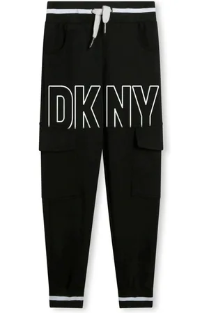 DKNY Pantalones de chándal con logo bordado