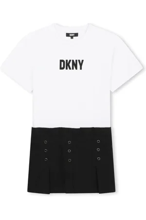 DKNY Vestido con logo estampado