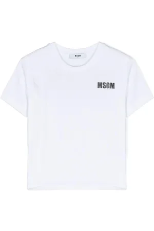 Msgm Camiseta con logo estampado
