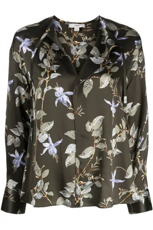 Vince Blusa Bellflower de seda