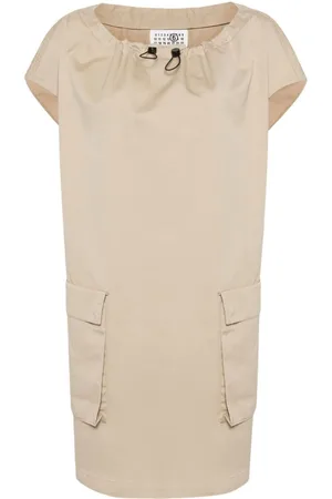 Maison Margiela Vestido corto de popelina