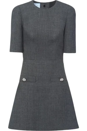 Prada Vestido corto con detalle de botones