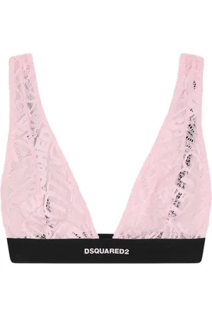 Dsquared2 Sujetador con logo bordado
