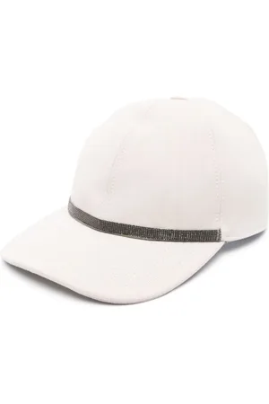 Brunello Cucinelli Gorra con cadena Monili