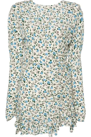 Alessandra Rich Vestido corto con estampado floral