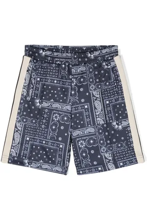 Palm Angels Pantalones cortos con estampado de cachemira