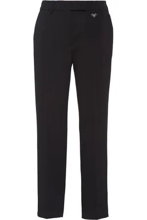 Prada Pantalones capri en grain de poudre