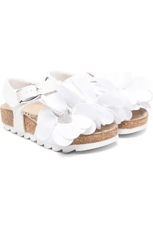 MONNALISA Sandalias con aplique floral