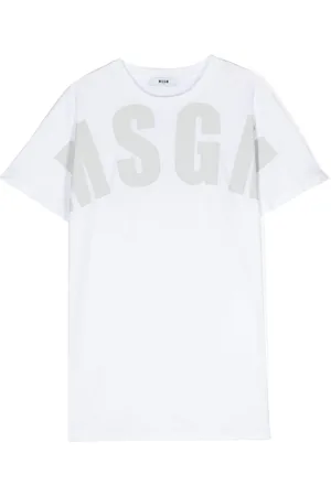 Msgm Camiseta con logo estampado