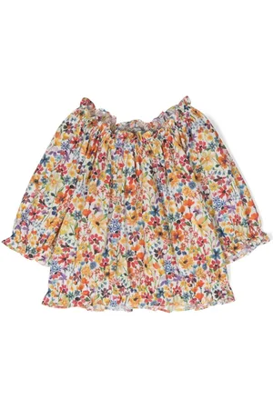 Il gufo Blusa con estampado floral