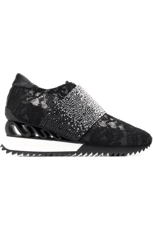 LE SILLA Zapatillas con detalles de strass