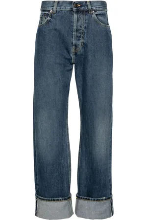 Alexander McQueen Vaqueros rectos Turn-Up