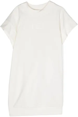 Elisabetta Franchi Vestido con aplique del logo