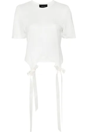 Simone Rocha Camiseta con detalle de lazo