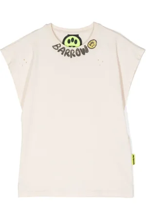 BARROW Camiseta con efecto envejecido