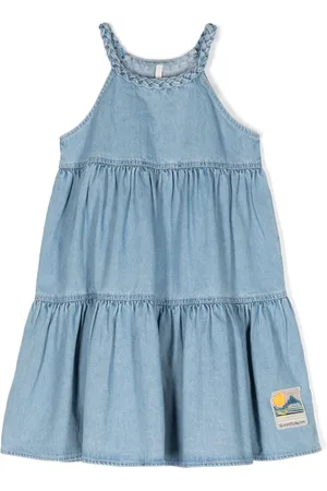 ZIMMERMANN Vestido August vaquero acampanado