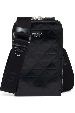Prada Funda para teléfono con logo triangular