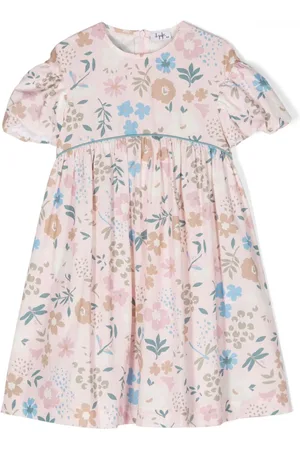 Il gufo Vestido con estampado floral