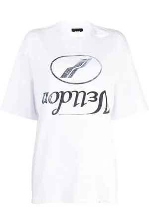 We11 Done Camiseta con estampado gráfico