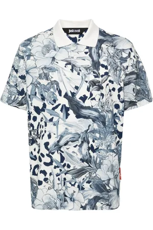 Roberto Cavalli Polo con estampado floral