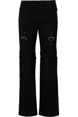 BLUMARINE Pantalones con botones ocultos