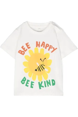 Stella McCartney Camiseta con estampado Bee Happy