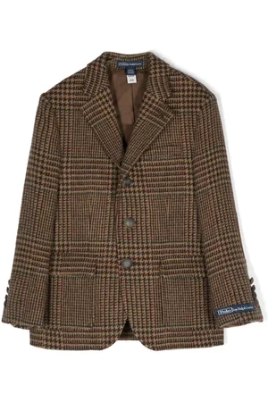 Ralph Lauren Blazer con motivo pied de poule